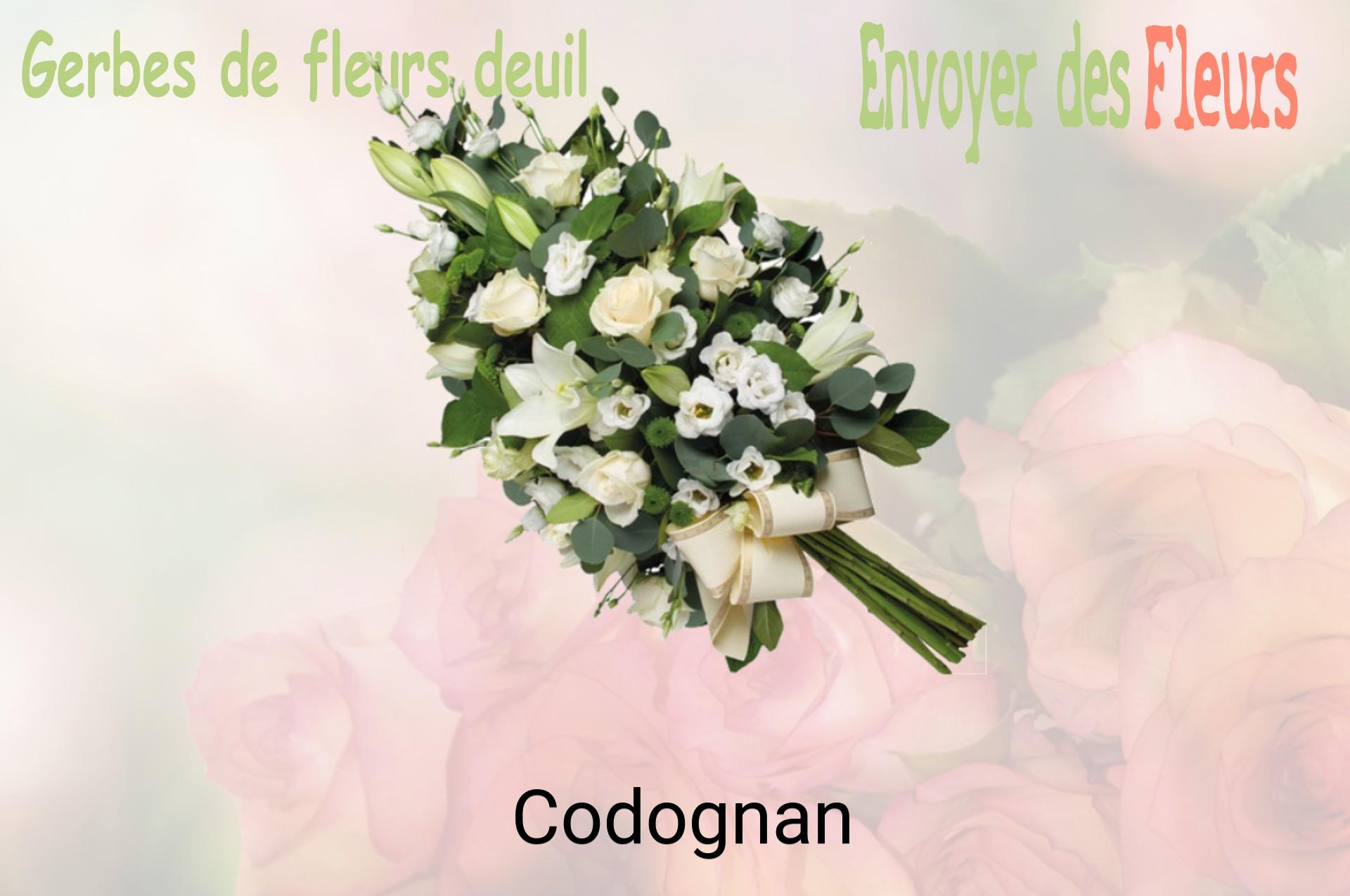 Gerbe de fleurs de deuil livrée à Codognan